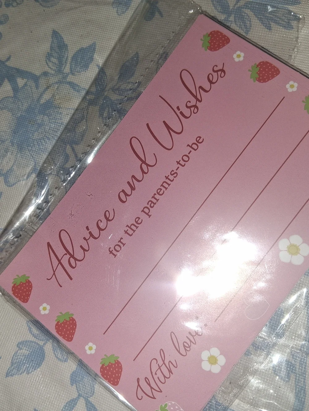 Sweet Berry Is On The Way Pink Strawberry Party Plates - Babyshower 70+set